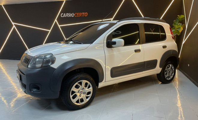 Fiat UNO WAY 1.0 EVO Fire 2013 Flex  Economia para o DIA A DIA-1