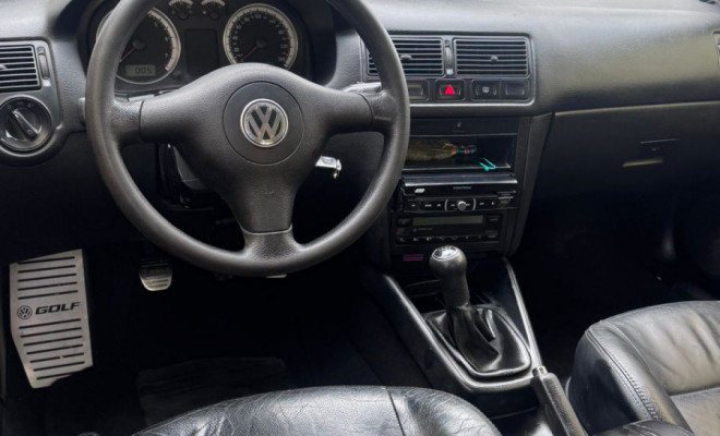 VW - VolksWagen Golf 1.6Mi/ 1.6Mi Gener./Black & Silver 2005 Flex-3