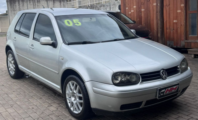 VW - VolksWagen Golf 1.6Mi/ 1.6Mi Gener./Black & Silver 2005 Flex