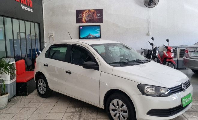 VW - VolksWagen Gol Trendline 1.0 T.Flex 8V 5p 2015 Flex-1