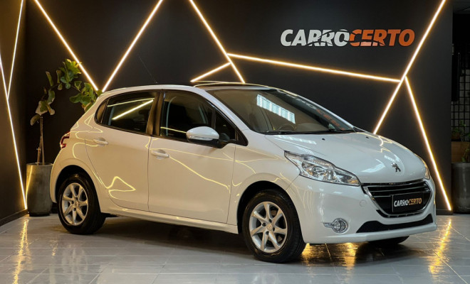 Peugeot 208 Allure 1.6  Aut. 2016 Flex  Com Teto panoramico
