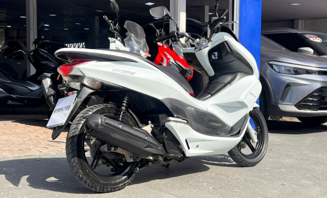 Honda PCX 150 2015 Branca | Automática | Econômica | Guarujá-1