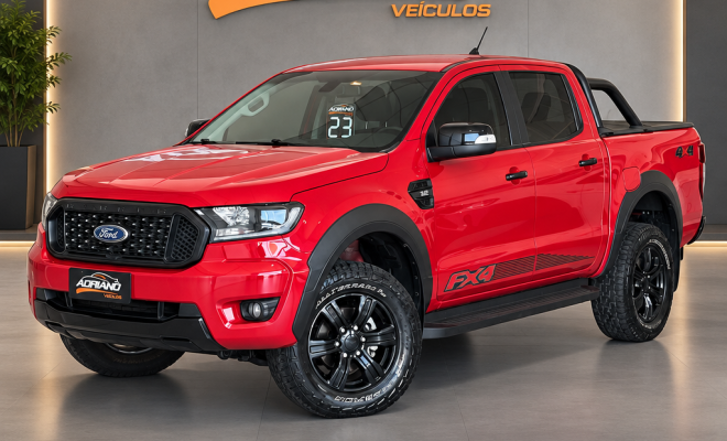 RANGER FX4 3.2 4x4 CD Aut. 2023 Diesel - Só 40 Mil Km, com Garantia de Fábrica!