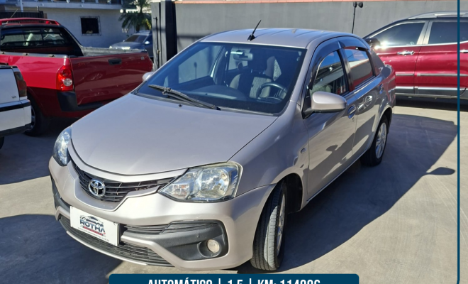 Toyota ETIOS XS Sedan 1.5 Flex 16V 4p Aut. 2018 Flex