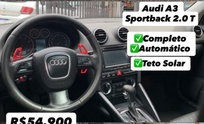 Audi A3 Sportback 2.0 16V TFSI S-tronic 2008 Gasolina