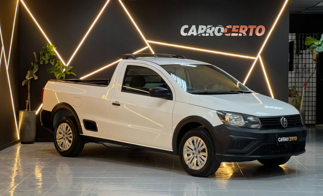 VW - VolksWagen Saveiro Robust 1.6 2022 Flex  Utilitaria PRONTA PRA RODAR
