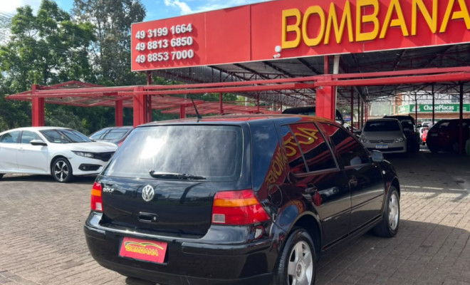 VW - VolksWagen Golf 1.6Mi/ 1.6Mi Gener./Black & Silver 2003 Gasolina-3