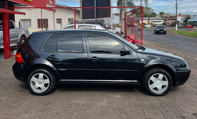 VW - VolksWagen Golf 1.6Mi/ 1.6Mi Gener./Black & Silver 2003 Gasolina-4