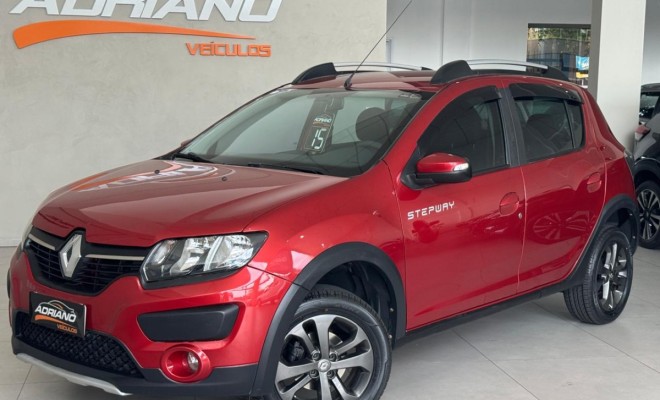 SANDERO STEPWAY 1.6 2015 - Só 81 Mil Km, Completo e com Pneus Novos!-16