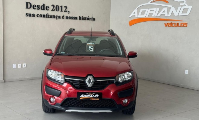 SANDERO STEPWAY 1.6 2015 - Só 81 Mil Km, Completo e com Pneus Novos!-0