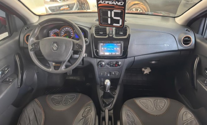 SANDERO STEPWAY 1.6 2015 - Só 81 Mil Km, Completo e com Pneus Novos!-5