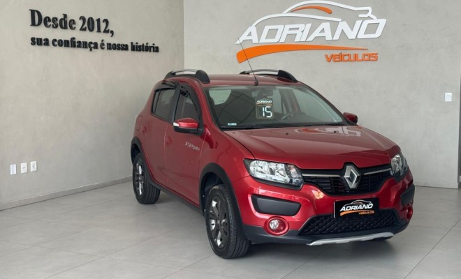 SANDERO STEPWAY 1.6 2015 - Só 81 Mil Km, Completo e com Pneus Novos!-12