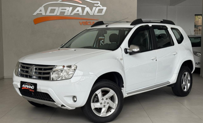 DUSTER Dynamique 1.6 Mec. 2015 - Completíssima, com Couro e Multimídia!-17