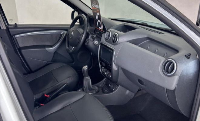 DUSTER Dynamique 1.6 Mec. 2015 - Completíssima, com Couro e Multimídia!-7