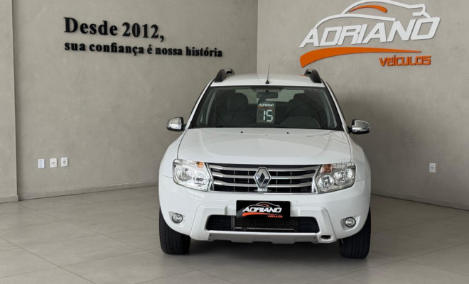 DUSTER Dynamique 1.6 Mec. 2015 - Completíssima, com Couro e Multimídia!-0