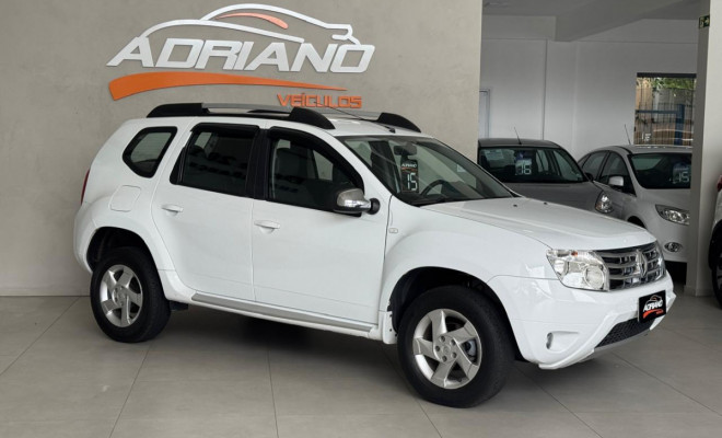 DUSTER Dynamique 1.6 Mec. 2015 - Completíssima, com Couro e Multimídia!-13