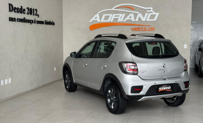 SANDERO STEPWAY Easy R Dynamique 1.6 2018 - Câmbio Automatizado, Couro e Completíssimo!-15