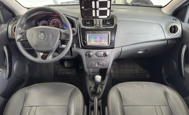 SANDERO STEPWAY Easy R Dynamique 1.6 2018 - Câmbio Automatizado, Couro e Completíssimo!-5