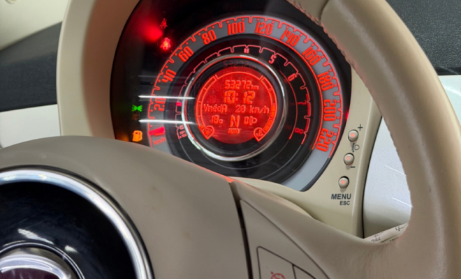 Fiat 500 Cult 1.4 Flex 8V EVO Dualogic 2012 Flex-8