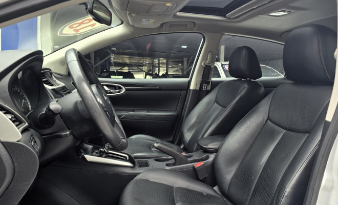 Nissan Sentra SL 2.0 Automático 2018 | Teto Solar | Couro | Top de Linha-6