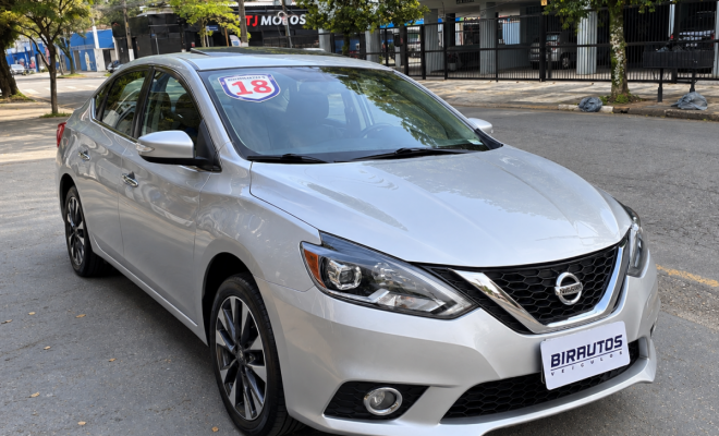 Nissan Sentra SL 2.0 Automático 2018 | Teto Solar | Couro | Top de Linha