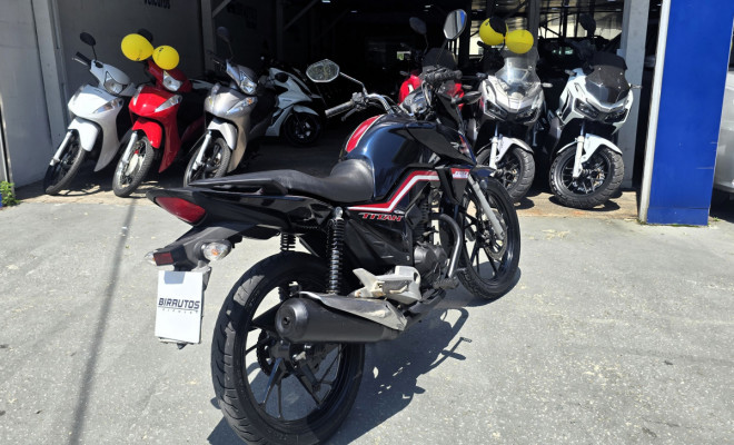Honda CG 160 Titan 2023 Azul | Completa | Econômica | Guarujá-3