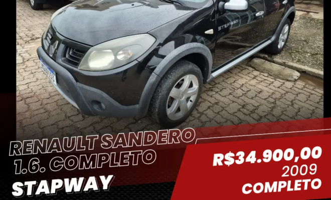 Renault SANDERO STEPWAY Hi-Flex 1.6 16V 5p 2009 Flex