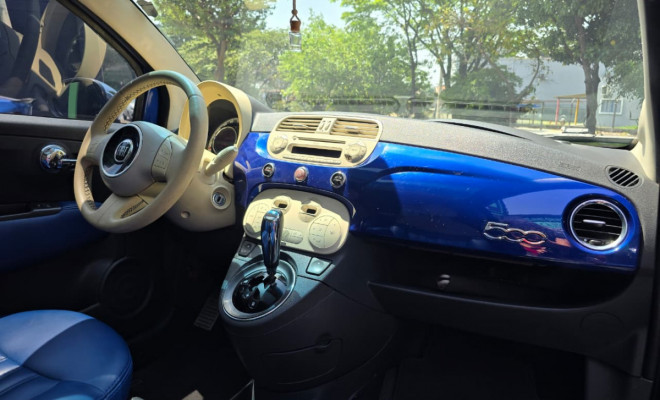 Fiat 500 LOUNGE 1.4 16V 100cv Dualogic 2010 Gasolina-11