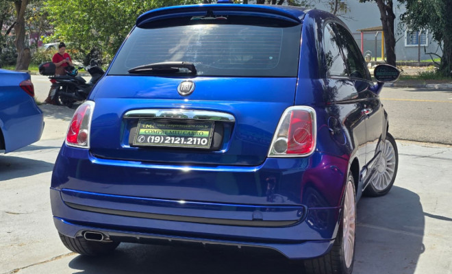 Fiat 500 LOUNGE 1.4 16V 100cv Dualogic 2010 Gasolina-2
