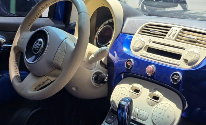 Fiat 500 LOUNGE 1.4 16V 100cv Dualogic 2010 Gasolina-9