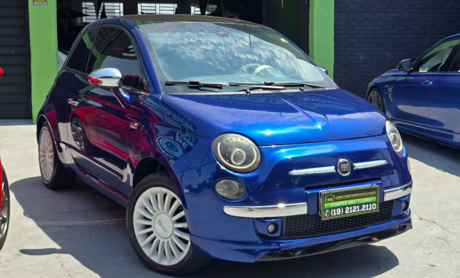 Fiat 500 LOUNGE 1.4 16V 100cv Dualogic 2010 Gasolina-6