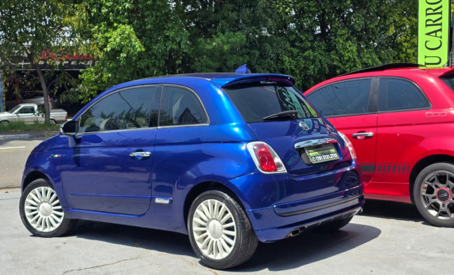 Fiat 500 LOUNGE 1.4 16V 100cv Dualogic 2010 Gasolina-7