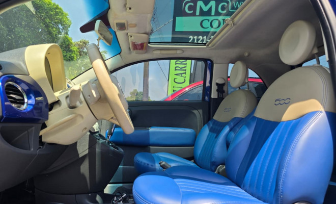 Fiat 500 LOUNGE 1.4 16V 100cv Dualogic 2010 Gasolina-8