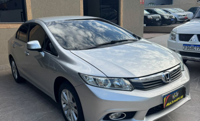 Honda Civic Sedan LXS 1.8/1.8 Flex 16V Aut. 4p 2013 Flex-0