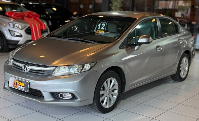Honda Civic Sedan LXS 1.8/1.8 Flex 16V Aut. 4p 2012 Flex-0