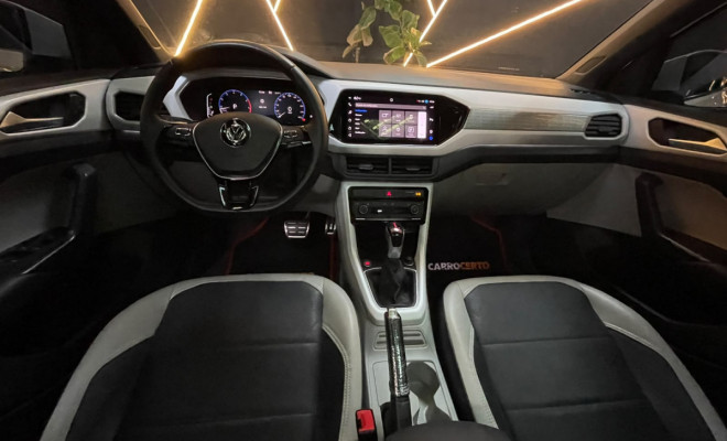 VW - VolksWagen T-Cross Hig. 250 TSI 1.4  Aut 2021 Flex  VERSÃO MAIS TOP-4
