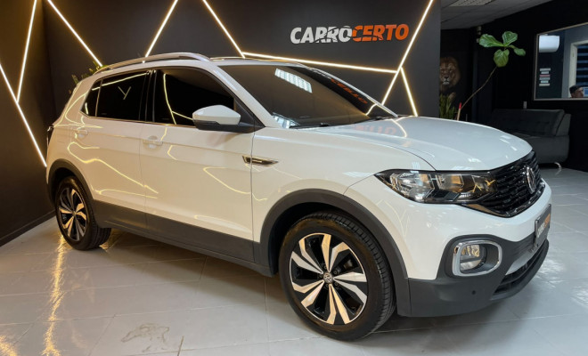 VW - VolksWagen T-Cross Hig. 250 TSI 1.4  Aut 2021 Flex  VERSÃO MAIS TOP-0