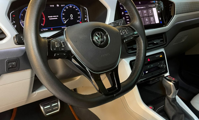 VW - VolksWagen T-Cross Hig. 250 TSI 1.4  Aut 2021 Flex  VERSÃO MAIS TOP-9