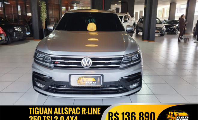 VW - VolksWagen TIGUAN Allspac R-Line 350 TSI 2.0 4x4 2019 Flex