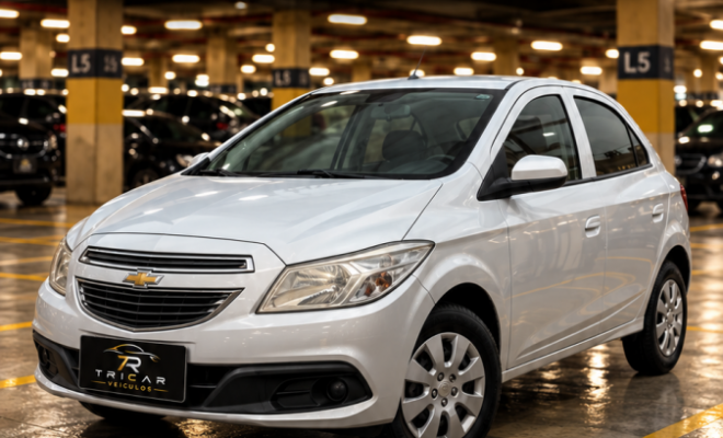 GM - Chevrolet ONIX HATCH LT 1.0 8V FlexPower 5p Mec. 2014 Flex