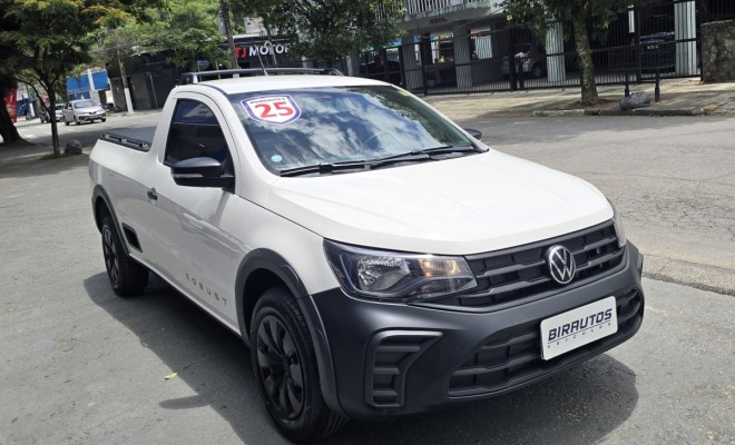 Volkswagen Saveiro Robust 1.6 2025 | Completa | Capota Marítima | Protetor de Caçamba