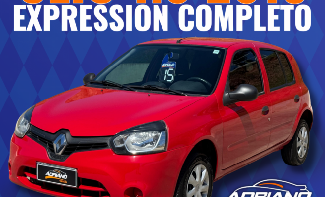 CLIO EXPRESSION 1.0 2015 - O compacto valente e econômico que você procurava!-14